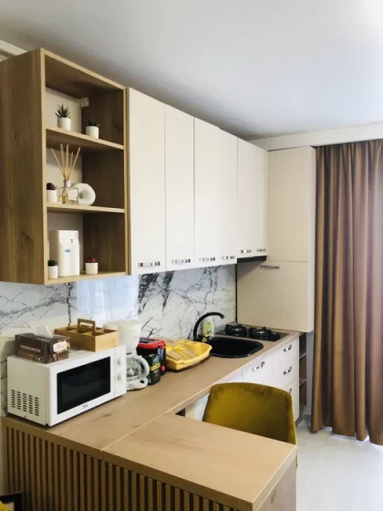 Apartament studio Mamaia Nord bucatarie
